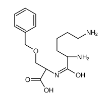 (2S)-2-[[(2R)-2,6-diaminohexanoyl]amino]-3-phenylmethoxypropanoic acid结构式