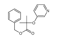 benzyl 2-methyl-2-pyridin-3-yloxypropanoate结构式