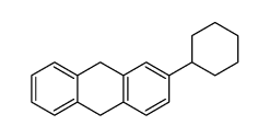 2-cyclohexyl-9,10-dihydroanthracene结构式