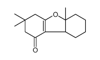 3,3,5a-trimethyl-4,6,7,8,9,9a-hexahydro-2H-dibenzofuran-1-one Structure
