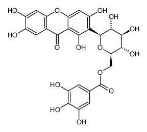 mangiferin 6'-O-gallate Structure