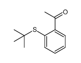 1-[2-(1,1-dimethylethylsulfanyl)phenyl]ethanone Structure