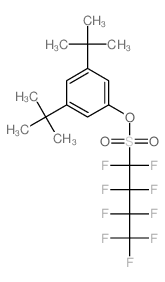 1-(1,1,2,2,3,3,4,4,4-nonafluorobutylsulfonyloxy)-3,5-ditert-butyl-benzene Structure