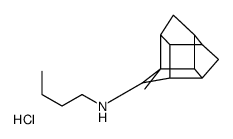 N-butyl-1-methyldecahydro-1,3,5-(epimethanetriyl)cyclopenta[cd]pentalen-2-amine hydrochloride结构式