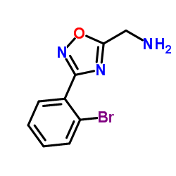 1-[3-(2-Bromophenyl)-1,2,4-oxadiazol-5-yl]methanamine picture