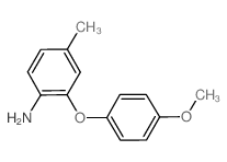 2-(4-Methoxyphenoxy)-4-methylaniline结构式