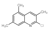 2-Chloro-3,5,7-trimethylquinoline Structure