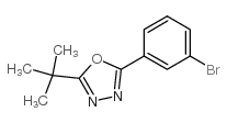 2-(3-Bromophenyl)-5-(tert-butyl)-1,3,4-oxadiazole structure