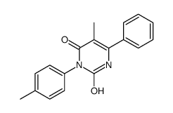 5-methyl-3-(4-methylphenyl)-6-phenyl-1H-pyrimidine-2,4-dione结构式