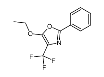 5-ethoxy-2-phenyl-4-(trifluoromethyl)-1,3-oxazole结构式
