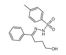 4-hydroxybutyrophenone tosylhydrazone Structure