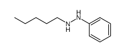 N-pentyl-N'-phenyl-hydrazine Structure