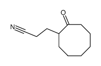 3-(2-oxocyclooctyl)propanenitrile Structure