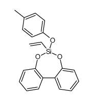 Vinyl-4-methylphenoxy-diphendioxysilan结构式