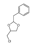 2-benzyl-4-chloromethyl[1,3]dioxolane结构式