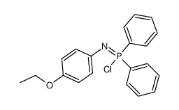 Diphenylphosphinsaeure-chlorid-(4-ethoxy-phenylimid) Structure