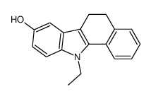 11-ethyl-6,11-dihydro-3-hydroxy-5H-benzocarbazole Structure