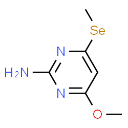 2-Pyrimidinamine, 4-methoxy-6-(methylseleno)- (9CI) picture