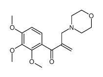 2-morpholinomethyl-2',3',4'-trimethoxyacrylophenone结构式