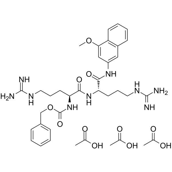 NA-CBZ-ARG-ARG 4-METHOXY-B-NAPHTHYLAMIDE Structure