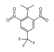 N,N-dimethyl-2,6-dinitro-4-(trifluoromethyl)aniline结构式