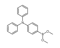 dimethyl 4-(diphenylamino)phenylboronate Structure