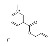 prop-2-enyl 1-methylpyridin-1-ium-3-carboxylate,iodide Structure