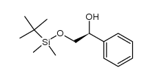 (S)-2-((tert-butyldimethylsilyl)oxy)-1-phenylethanol结构式
