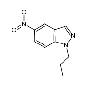 5-nitro-1-n-propyl-1H-indazole结构式