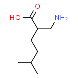 Hexanoic acid,2-(aminomethyl)-5-methyl- Structure