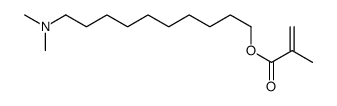 10-(dimethylamino)decyl 2-methylprop-2-enoate结构式