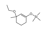 ((3-ethoxy-3-methylcyclohex-1-en-1-yl)oxy)trimethylsilane Structure