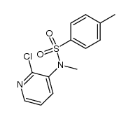 N-(2-chloro-[3]pyridyl)-N-methyl-toluene-4-sulfonamide Structure