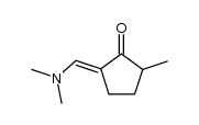 2-[(dimethylamino)methylene]-5-methyl-cyclopentanone结构式