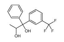 1-phenyl-1-[3-(trifluoromethyl)phenyl]propane-1,2-diol结构式