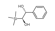 anti-2-Hydroxy-2-phenyl-1-trimethylsilyl ethanol结构式