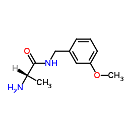 N-(3-Methoxybenzyl)-L-alaninamide结构式
