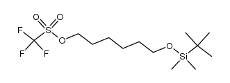 [(tert‐butyldimethylsilyl)oxy]hexyltrifluoromethanesulfonate Structure