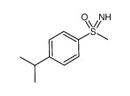 1-isopropyl-4-(S-methylsulfonimidoyl)benzene Structure