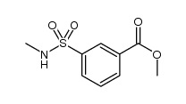 methyl 3-(N-methylsulfamoyl)benzoate结构式