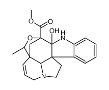 (2β,5α,12β,19α,20S)-6,7-Didehydro-3α,20-epoxy-2-hydroxyaspidospermidine-3-carboxylic acid methyl ester结构式