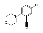 5-Bromo-2-(Morpholino)benzonitrile结构式