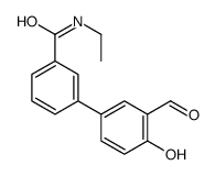 N-ethyl-3-(3-formyl-4-hydroxyphenyl)benzamide Structure