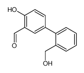 2-hydroxy-5-[2-(hydroxymethyl)phenyl]benzaldehyde Structure