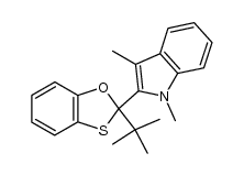 2-(2-(tert-butyl)benzo[d][1,3]oxathiol-2-yl)-1,3-dimethyl-1H-indole Structure