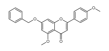 7-O-benzyl-5-O-methylacacetin structure