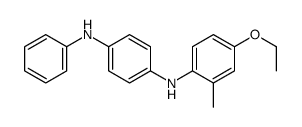 4-N-(4-ethoxy-2-methylphenyl)-1-N-phenylbenzene-1,4-diamine结构式