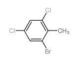 1-Bromo-3,5-dichloro-2-methylbenzene structure