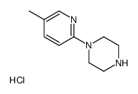1-(5-Methylpyridin-2-yl)piperazine hydrochloride Structure