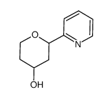 2-pyridin-2-yl-tetrahydro-pyran-4-ol结构式